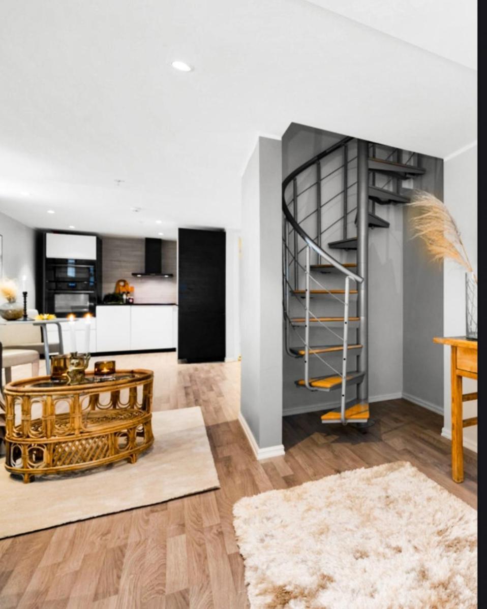 Modern Big 2 Bedroom Apartment Near Solsiden Trondheim Eksteriør billede